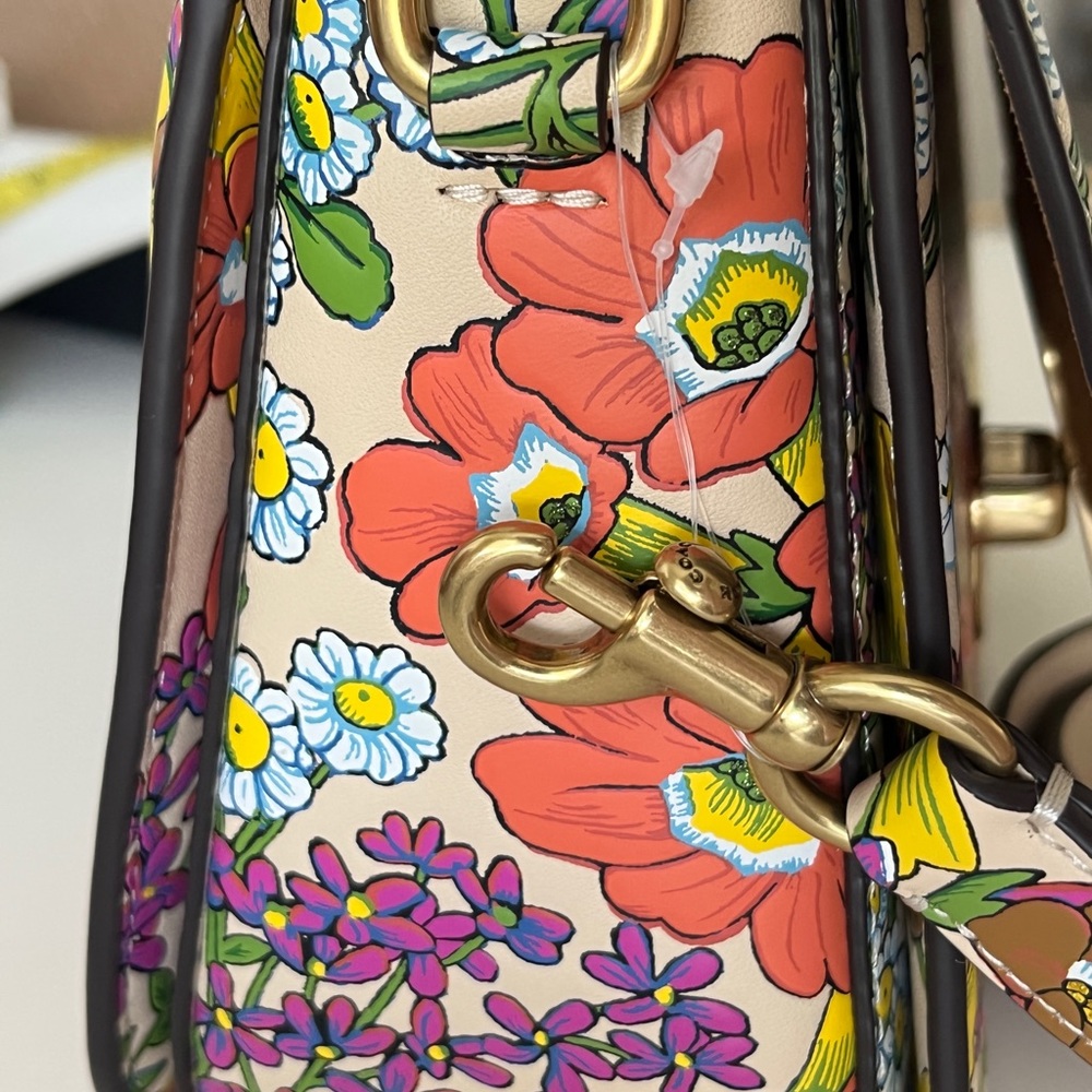 Coach Studio Crossbody Bag With Floral Blossom Print CJ358 - Picture 13 of 14
